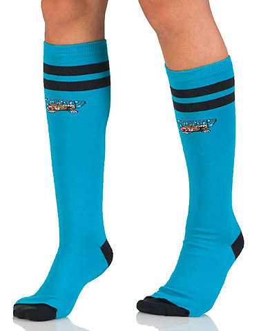 FOR BARE FEET WOMENS Medium Blue Accessories / Socks L