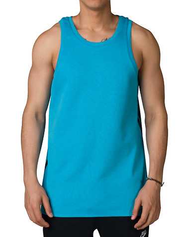 NIKEENS Blue Clothing / Tank Tops