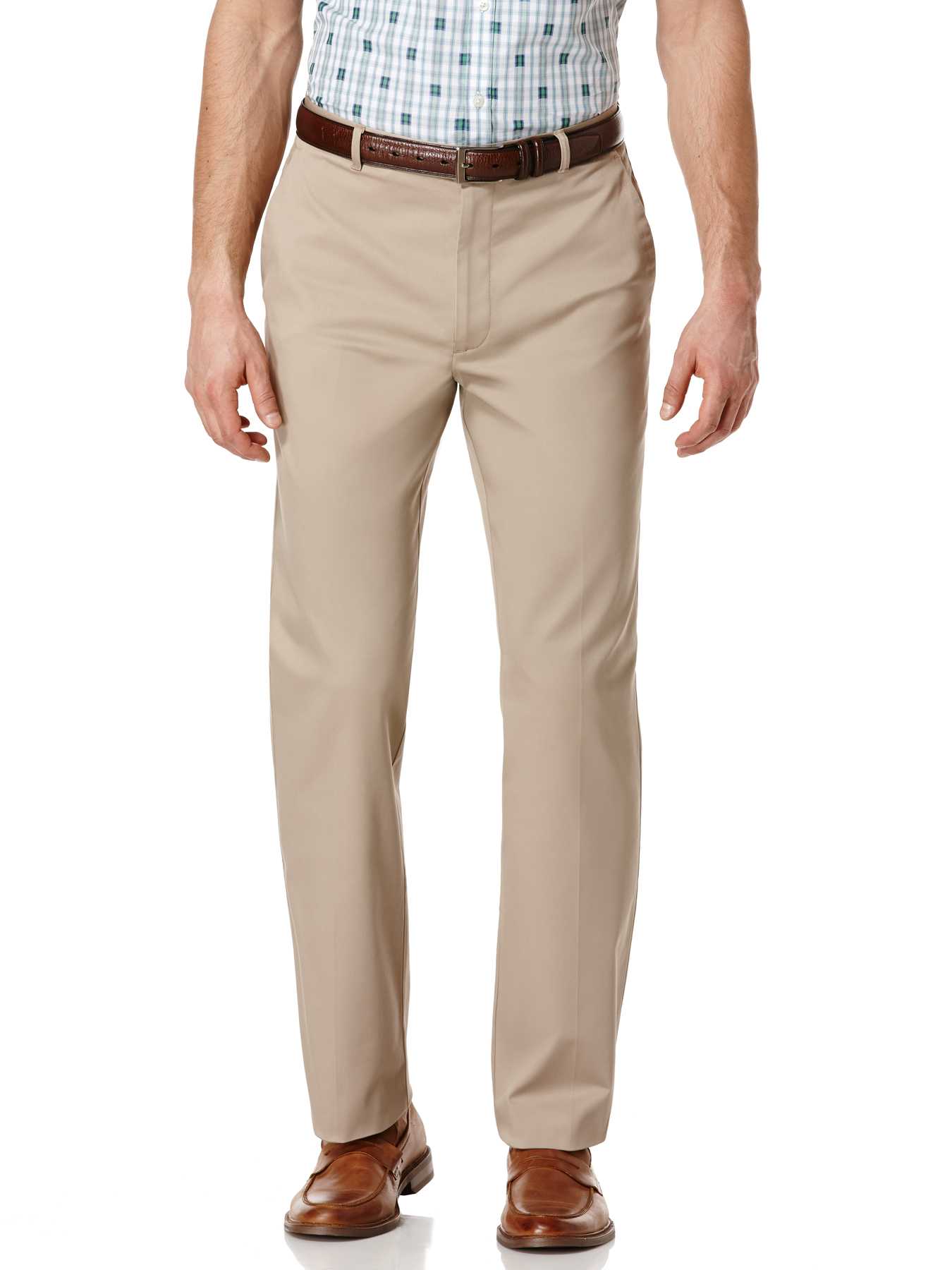 Perry Ellis Flat Front Twill Dress Pant