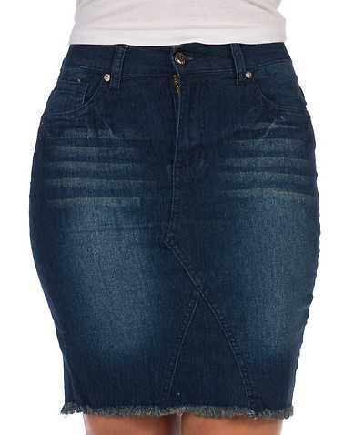 ESSENTIALS WOMENS Blue Clothing / Skirts 3