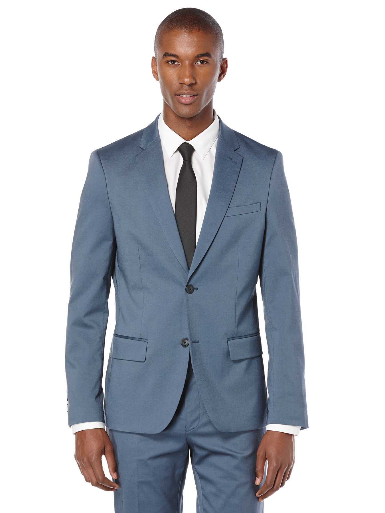 Perry Ellis Very Slim Iridescent Twill Suit Jacket