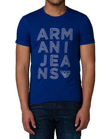 ARMANI JEANS MENS Blue Clothing / Tops S