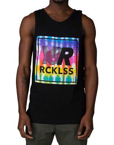 YOUNG AND RECKLESSENS Black Clothing / Tank Tops
