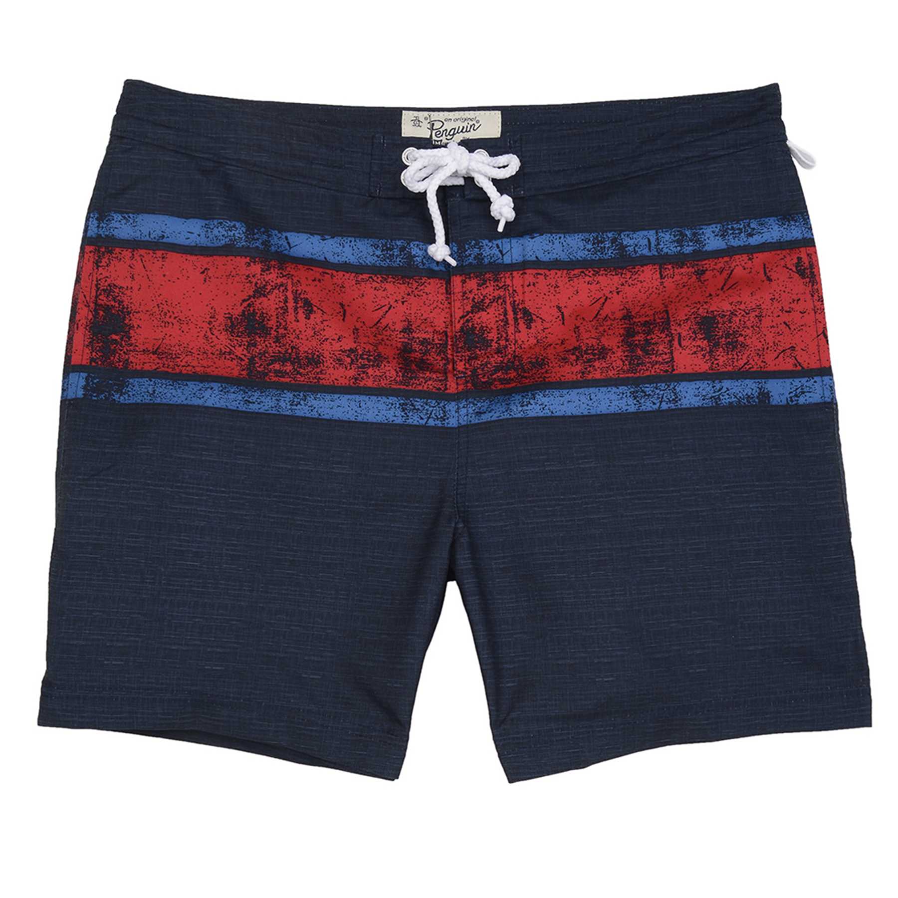 Original Penguin STRIPE PRINT SWIM VOLLEY