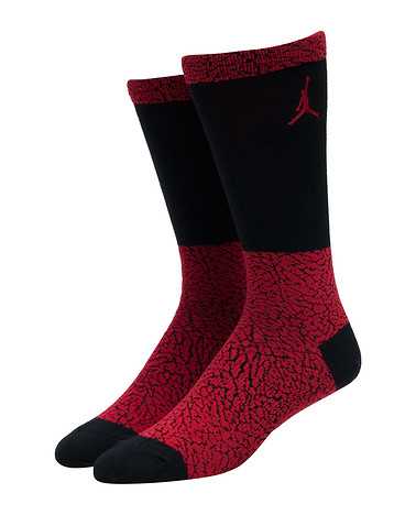 JORDAN MENS Red Accessories / Socks L