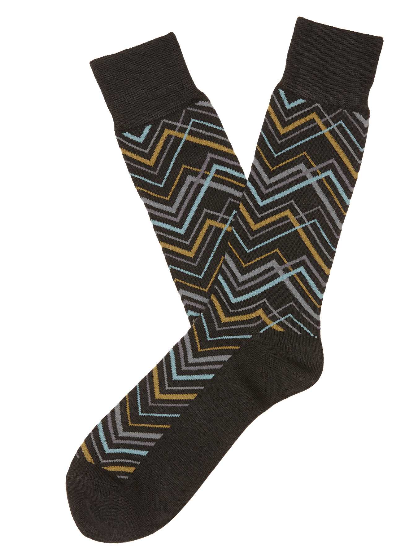 Perry Ellis Modern Herringbone Socks