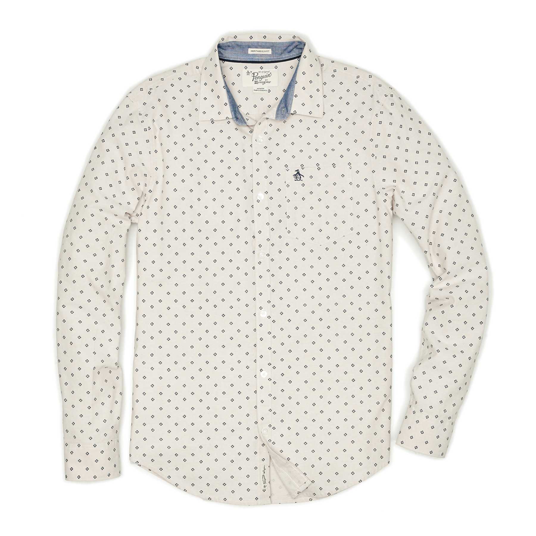Original Penguin MINI PRINT OXFORD SHIRT