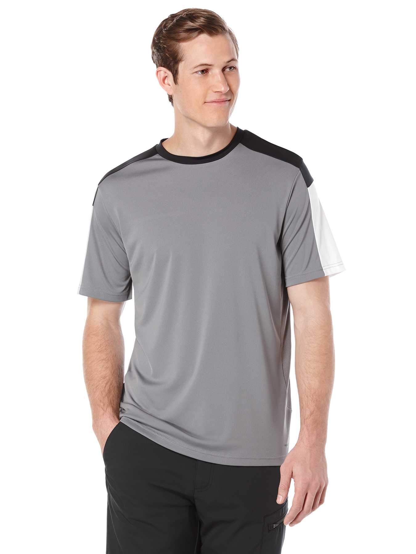 Perry Ellis Short Sleeve Athletic Crew Neck Shirt