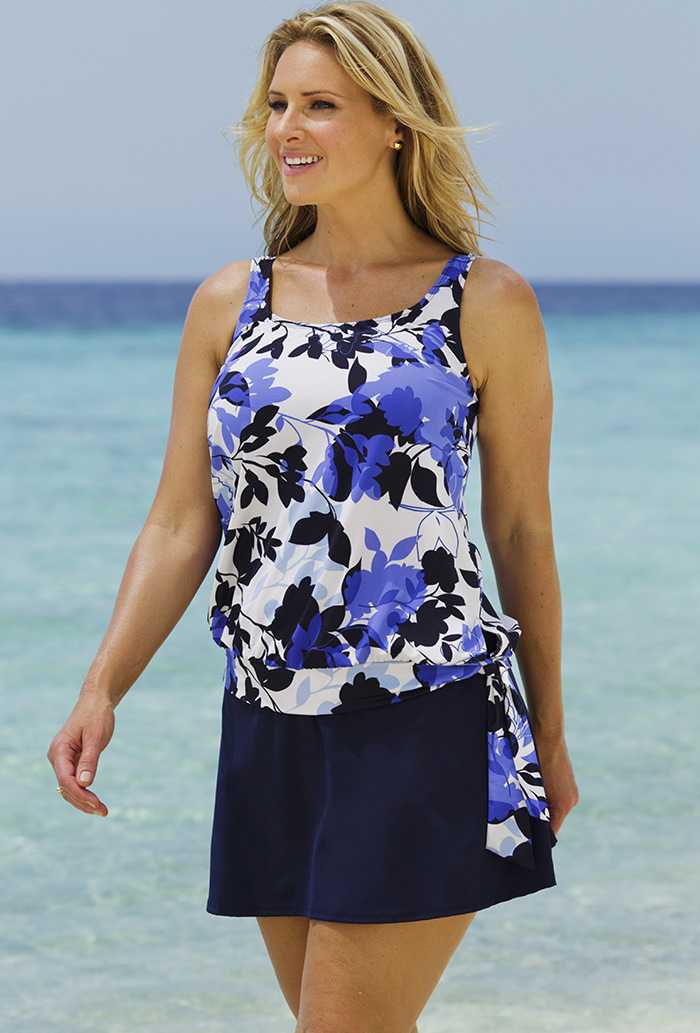 Deep Water Blouson Skirtini