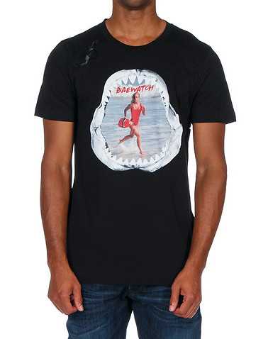 BWOOD MENS Black Clothing / Tops L