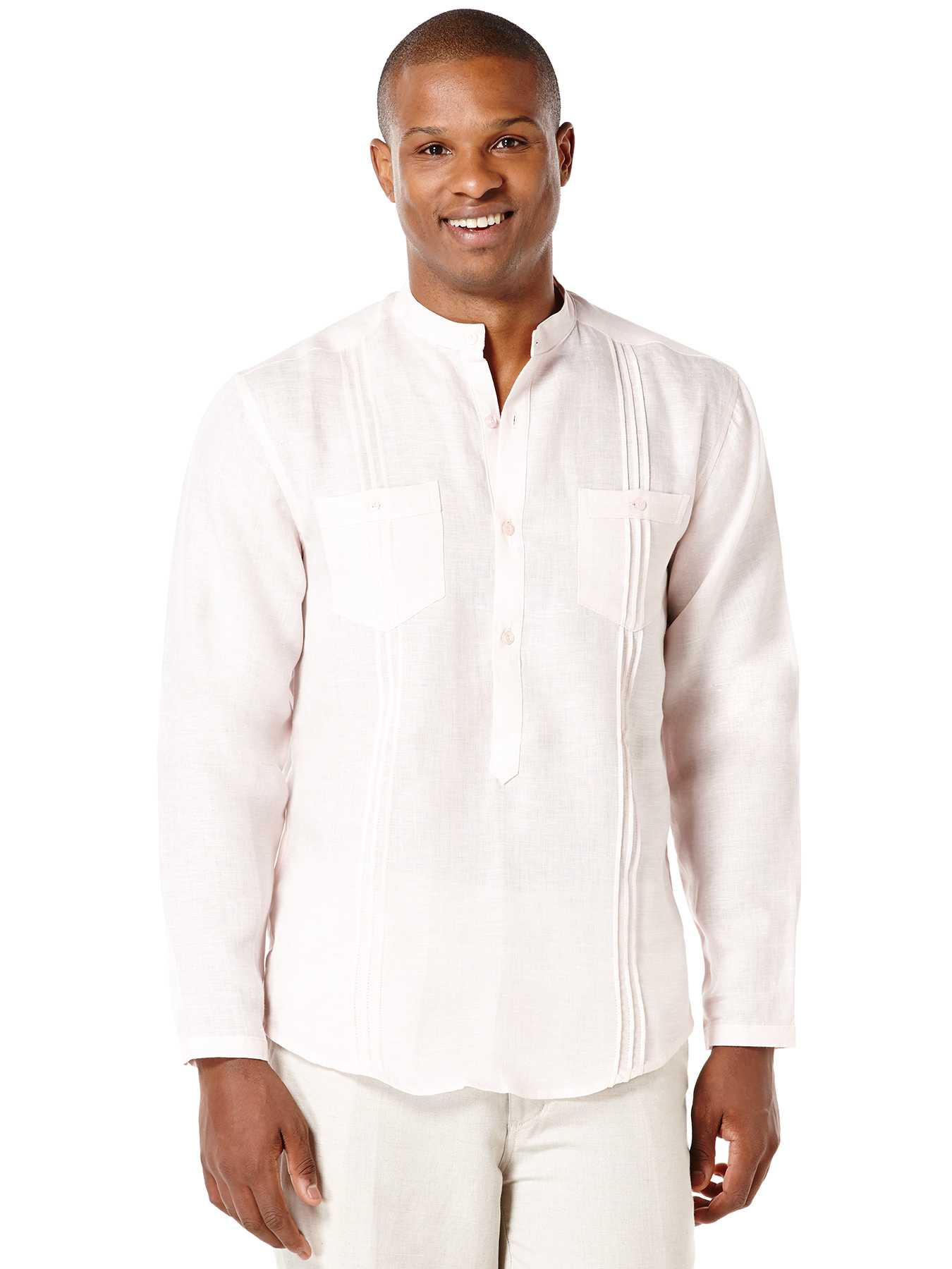 Cubavera Short Sleeve 2 Upper Pockets With Front Tucking