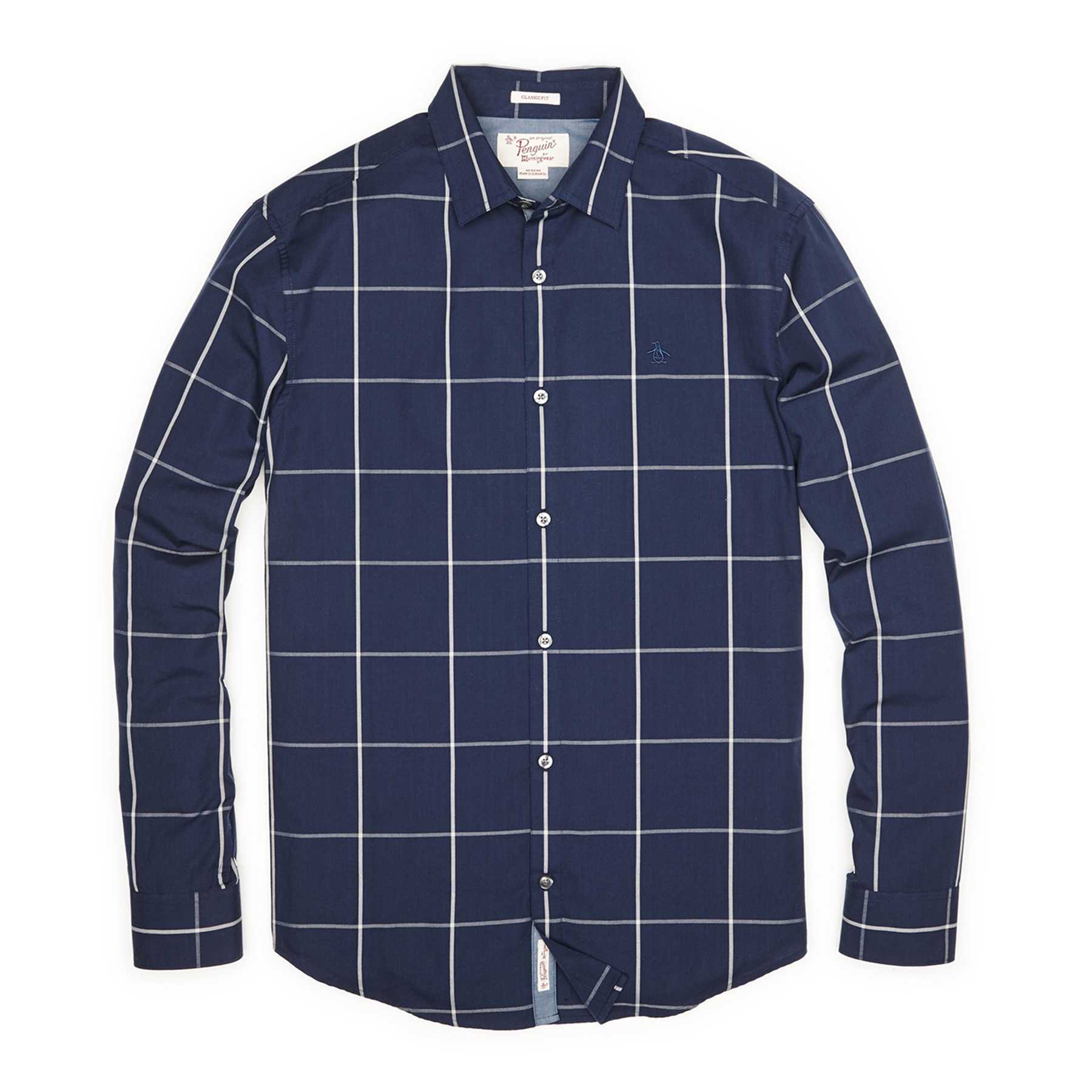 Original Penguin WINDOW PANE SHIRT