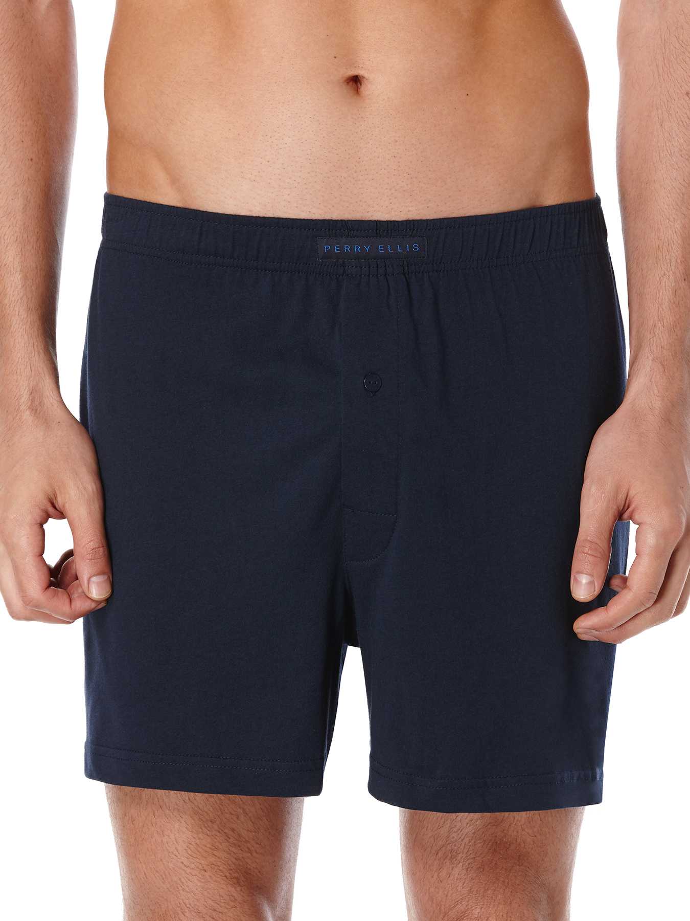 Perry Ellis Solid Knit Boxer Short