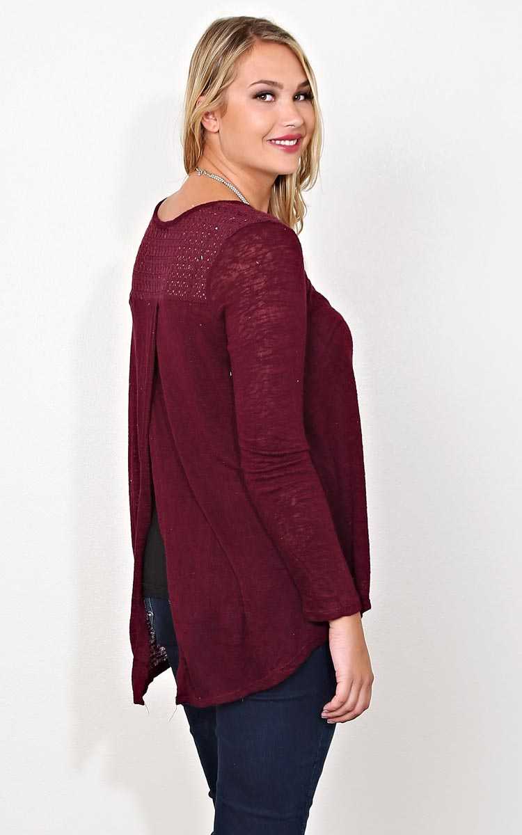 Plus Size Fall Love Knit Top - Ivry/Natrl in Size by Styles For Less