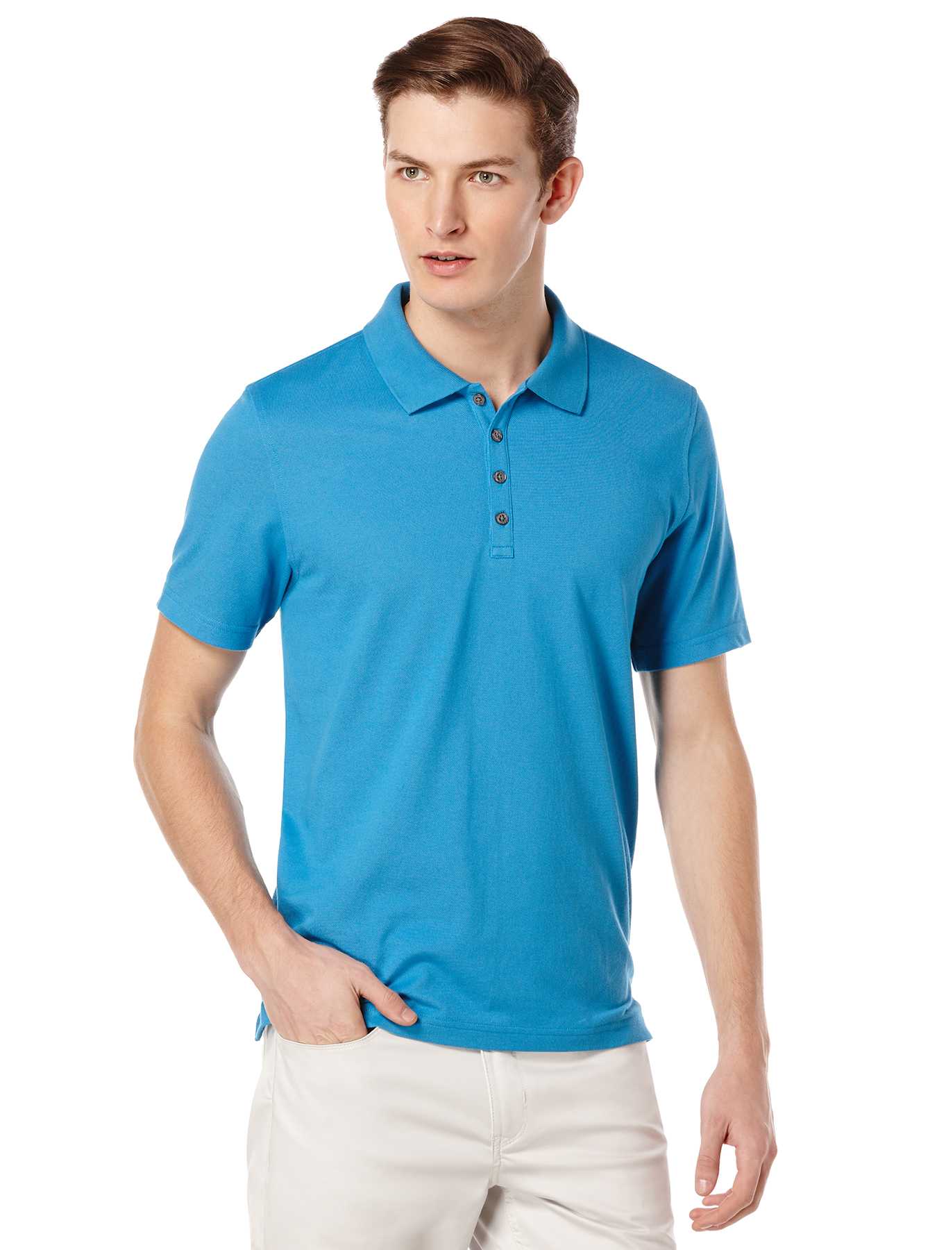 Perry Ellis Short Sleeve 4 Button Polo