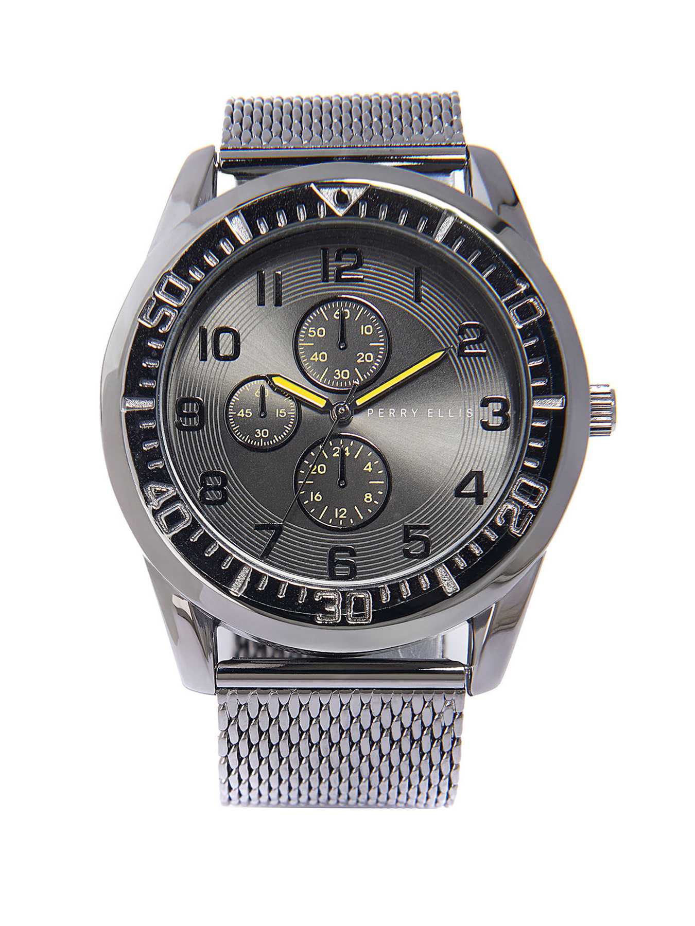 Perry Ellis Black Mesh Watch