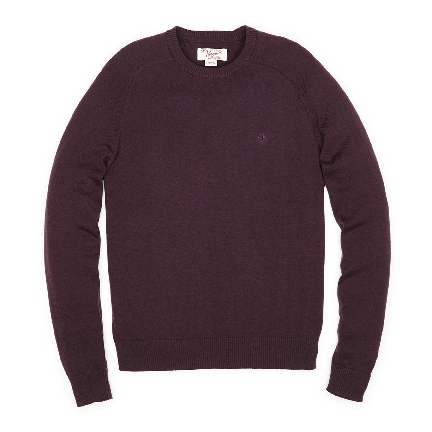 Original Penguin COTTON RAGLAN CREW NECK SWEATER