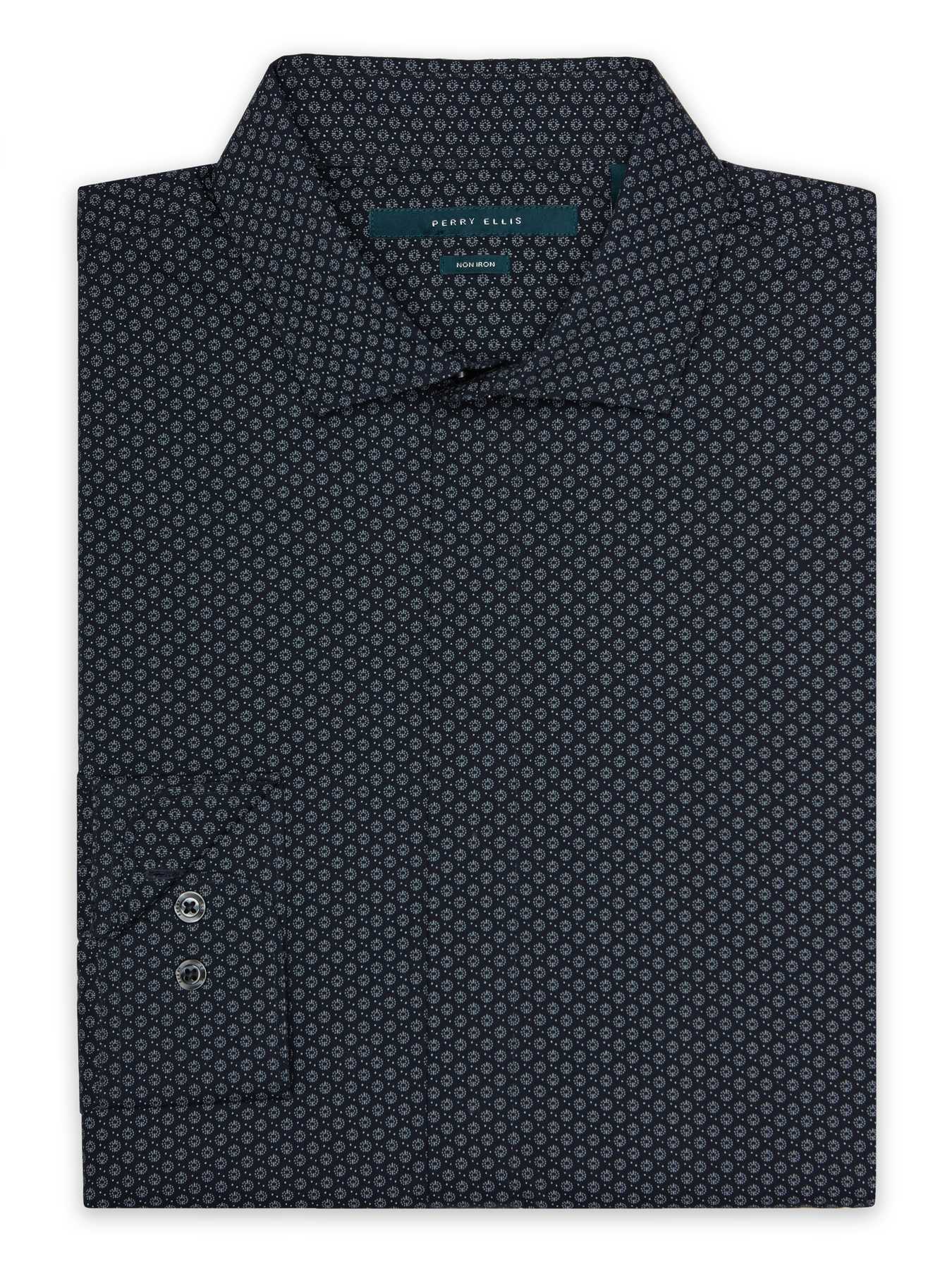 Perry Ellis Non-Iron Exclusive Geo Dot Shirt