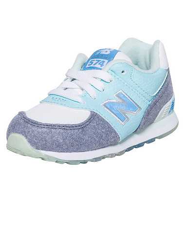 NEW BALANCE GIRLS Blue Footwear / Sneakers