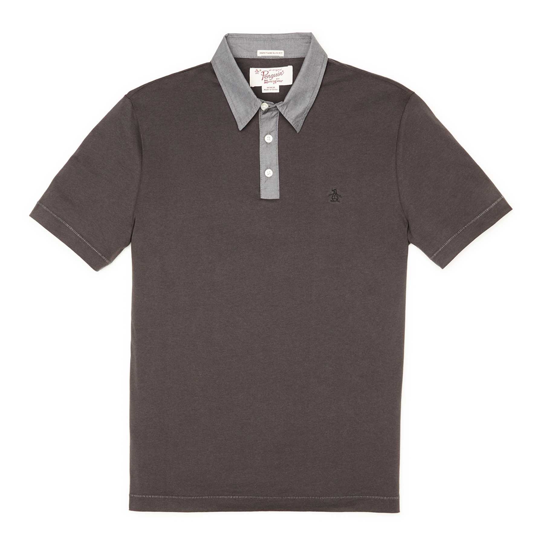 Original Penguin CHAMBRAY COLLAR POLO