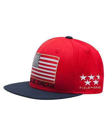 FIELD GRADE MENS Red Accessories / Caps Snapback ONES