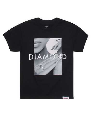 DIAMOND SUPPLY COMPANY MENS Black Clothing / Tees and Polos S