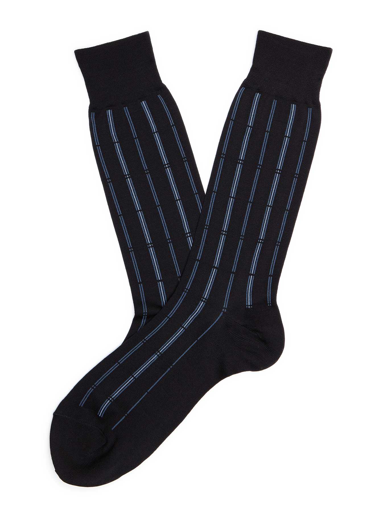 Perry Ellis Microfiber Luxury Stripe Sock