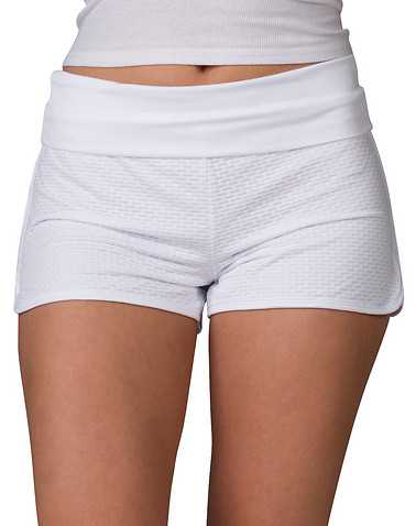 ESSENTIALS WOMENS White Clothing / Athletic Shorts