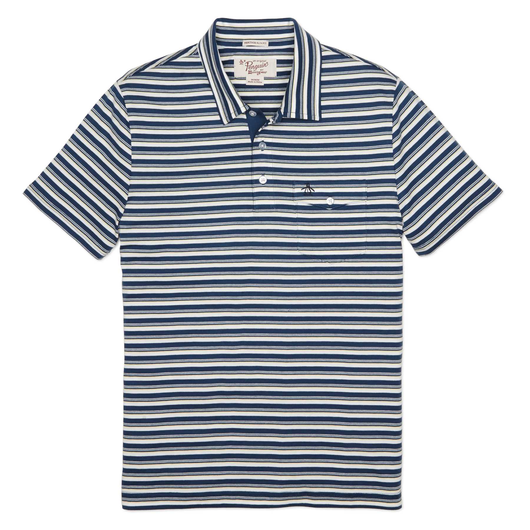 Original Penguin STRIPE SMACK POLO