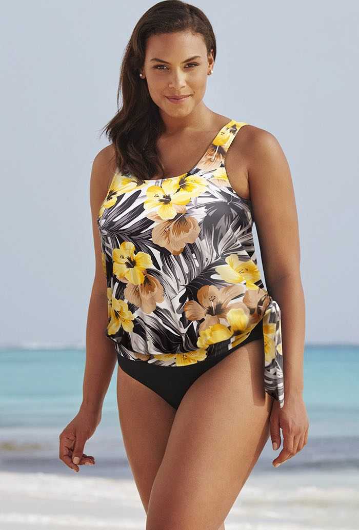 Everlasting Floral Blouson Tankini