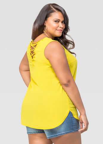 Lace-Up Back Tank