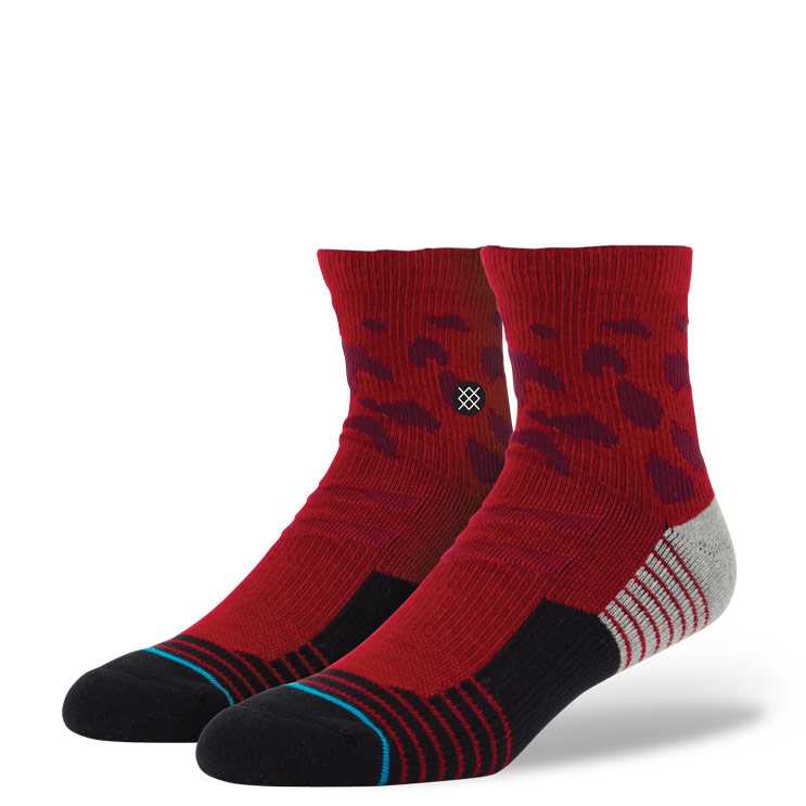 Stance Cheets Qtr RED S/M FUSION ATHLETIC Socks