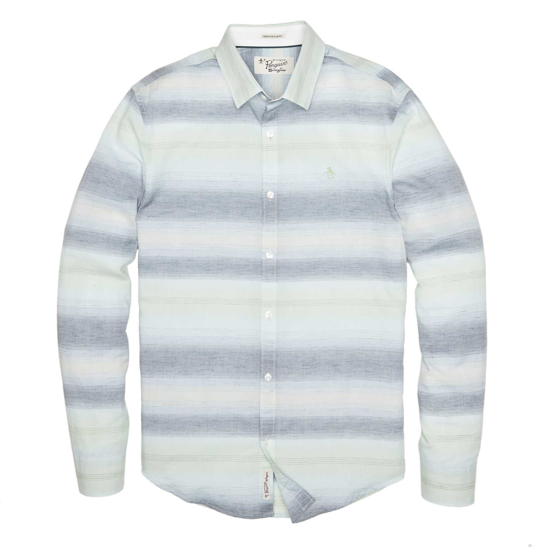 Original Penguin GRADIENT HORIZONTAL STRIPE SHIRT