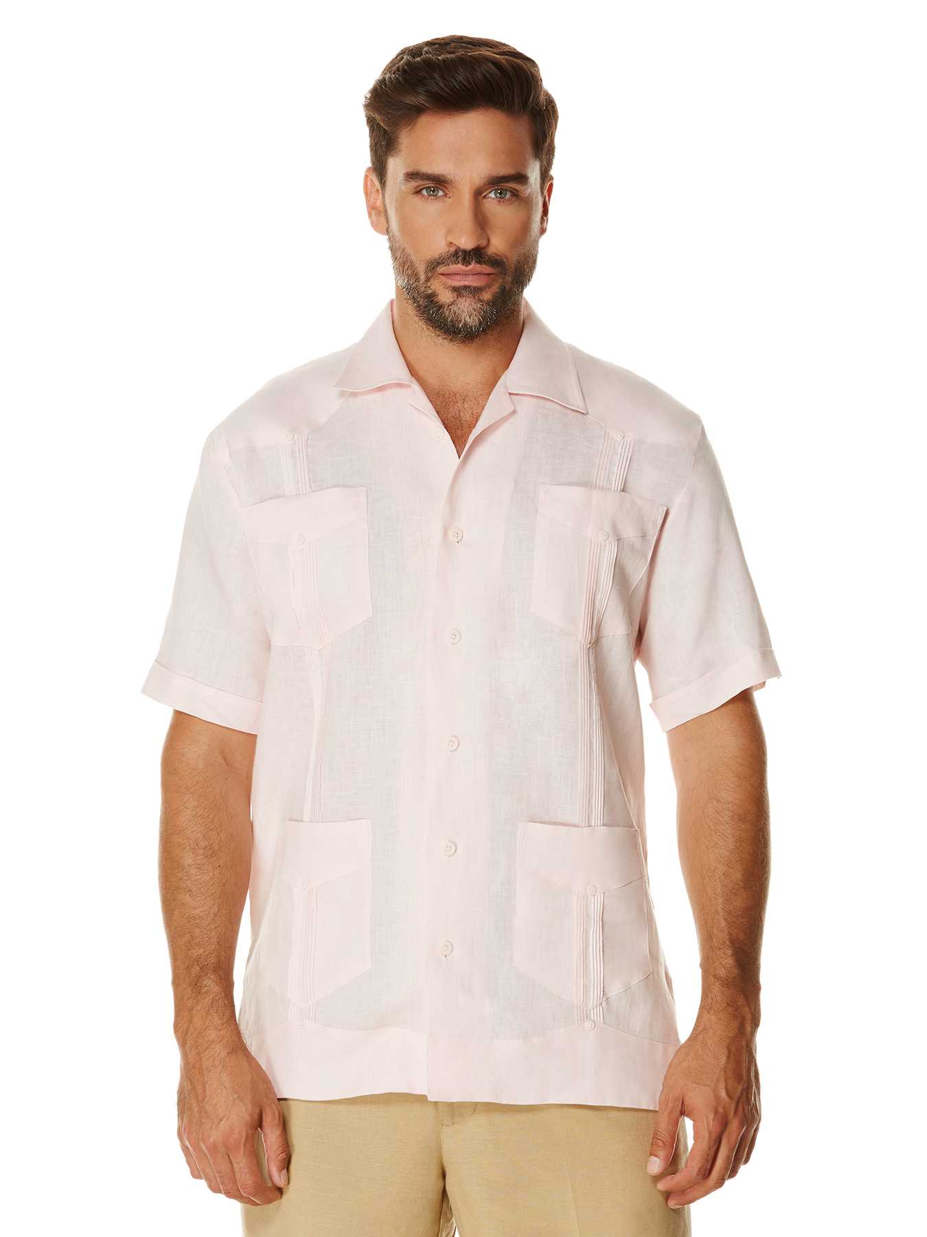 Cubavera 100% Linen Short Sleeve Classic Guayabera