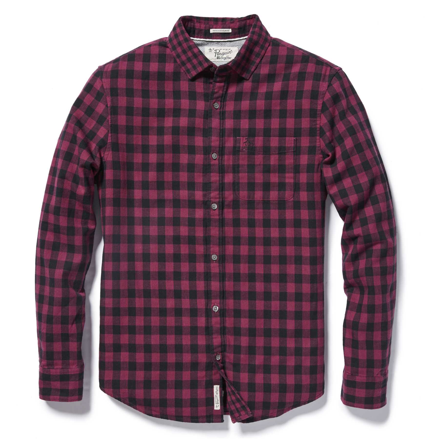 Original Penguin DOUBLE WEAVE GINGHAM SHIRT