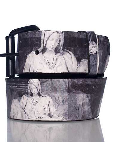 ESSENTIALS MENS Grey Accessories / Belts 40