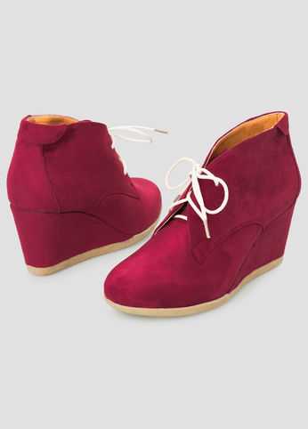 Wedge Chukka Bootie - Wide Width