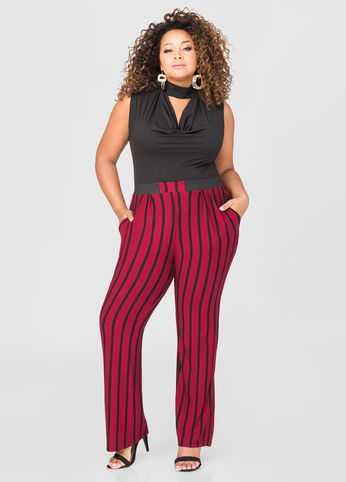 Stripe Palazzo Pant