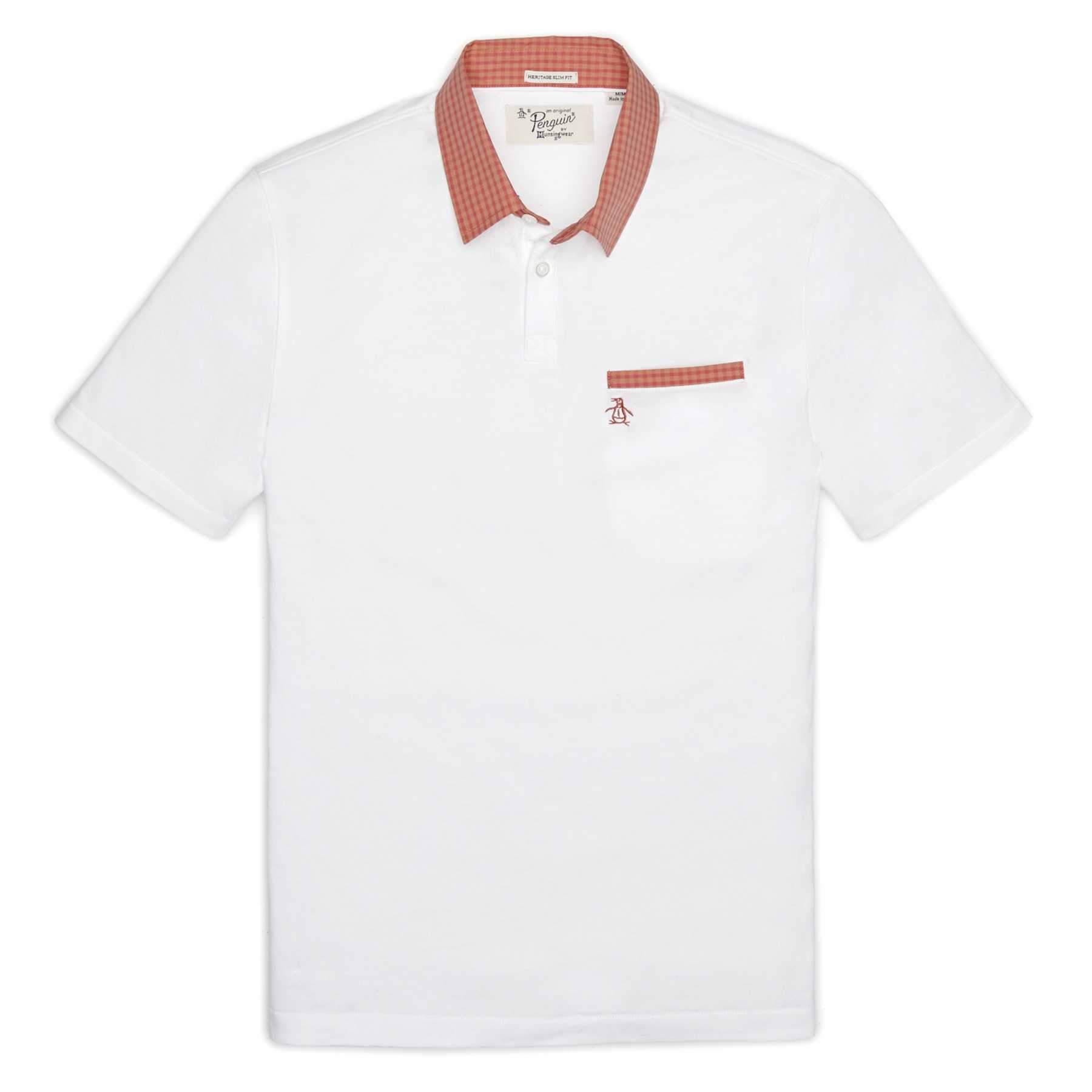 Original Penguin GINGHAM TRIM POLO