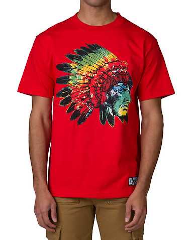 HUSTLE GANG MENS Red Clothing / Tops L
