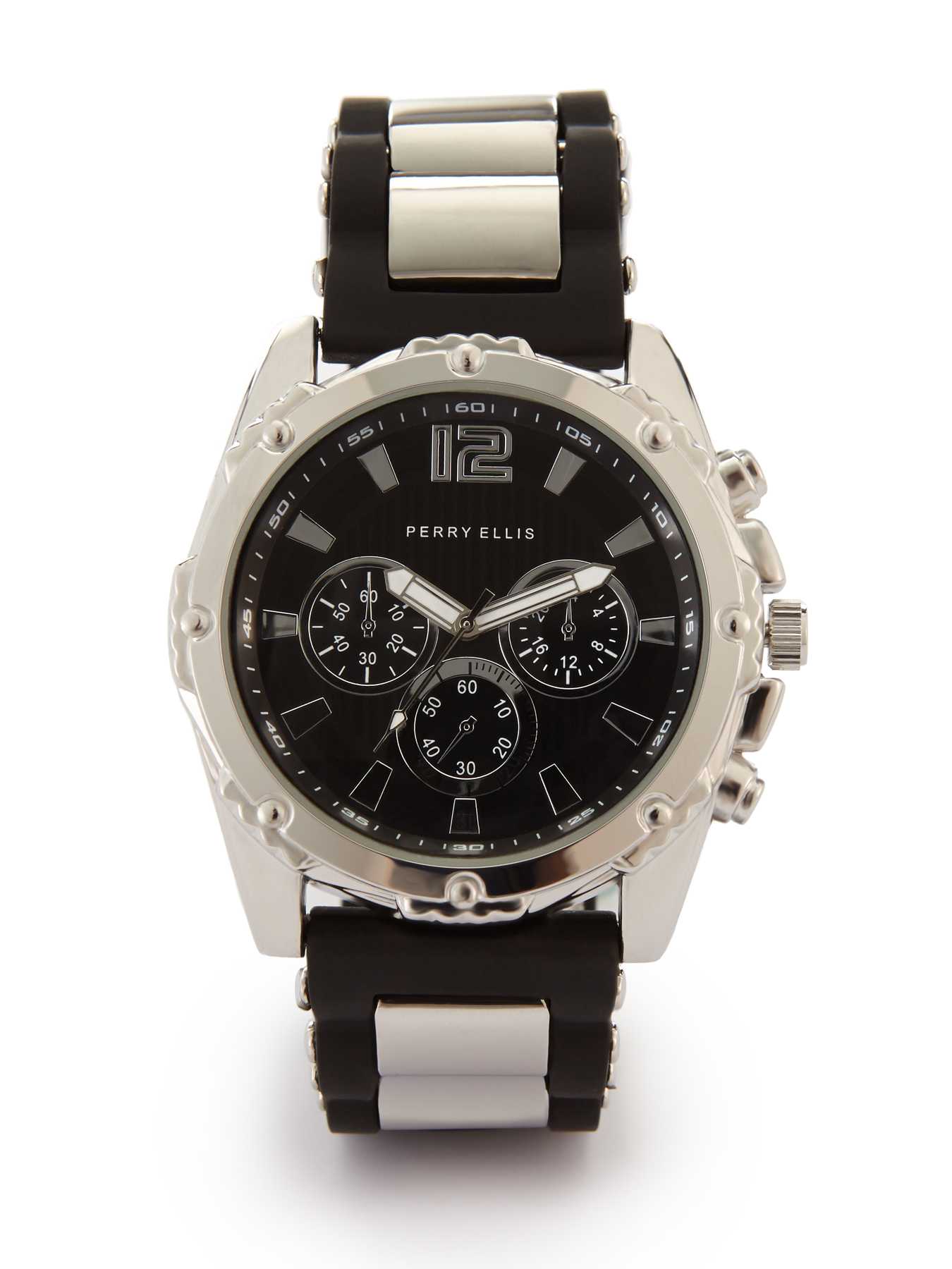 Perry Ellis Silicone Bullet Band Watch
