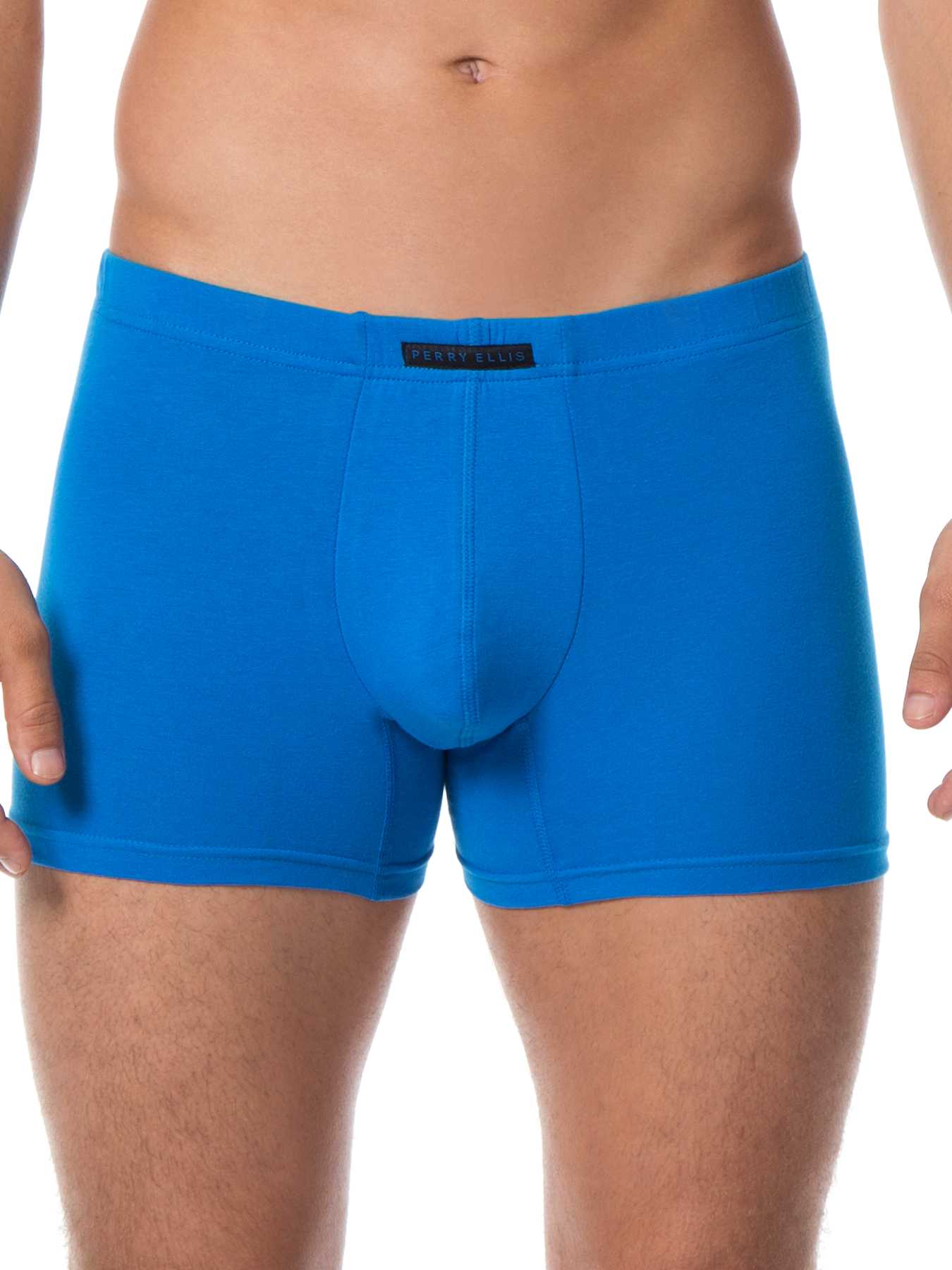 Perry Ellis 3 Pack Cotton Stretch Solid Boxer Brief
