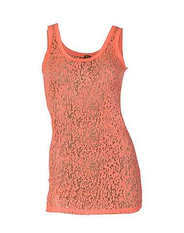 ESSENTIALS WOMENS Orange Clothing / Tank Tops S