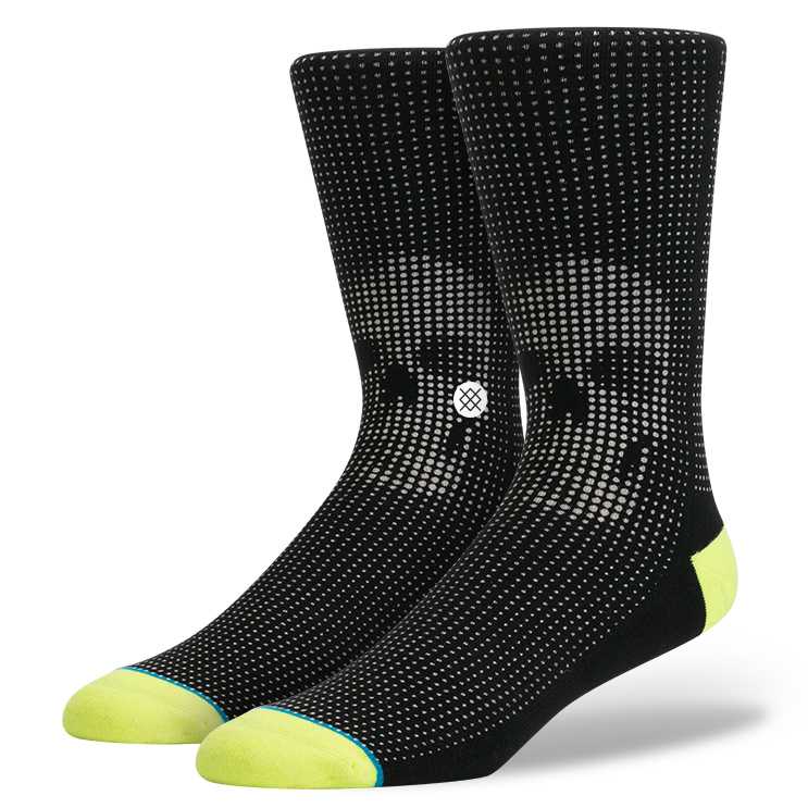 Stance Halftone (Black) 200 needle Socks