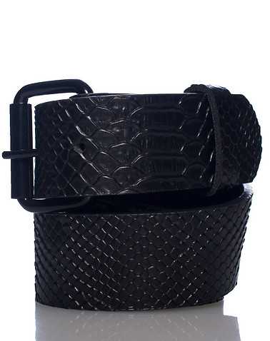 ESSENTIALS MENS Black Accessories / Belts