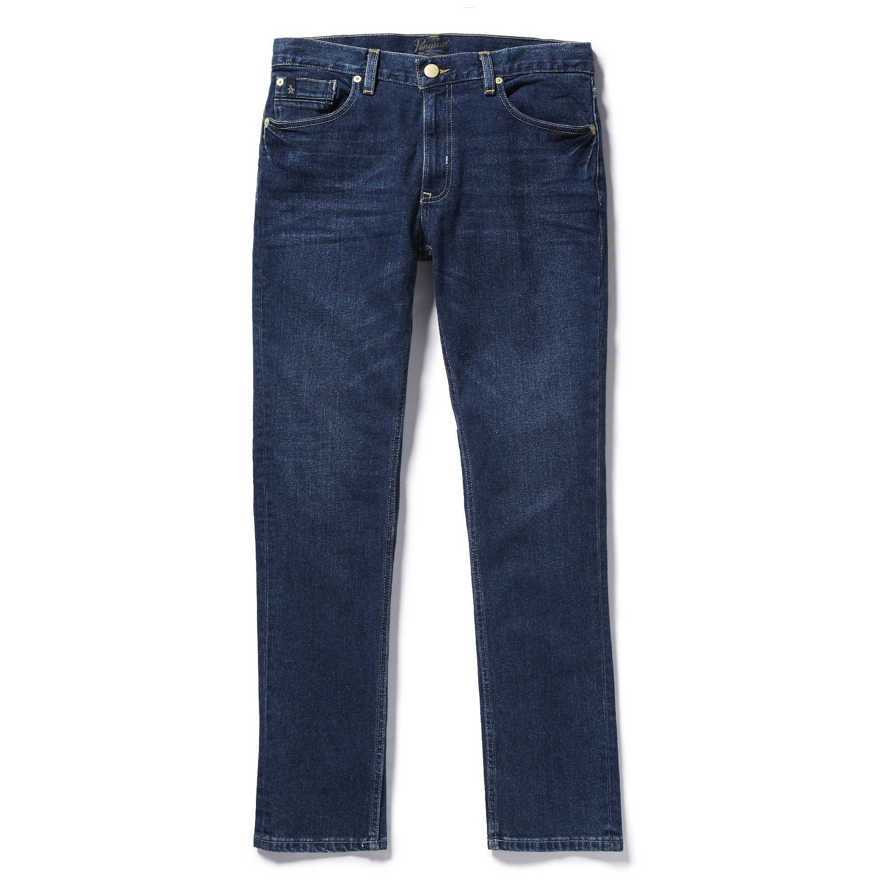 Original Penguin SLIM FIT MEDIUM WASH DENIM