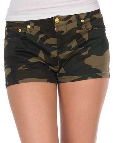ESSENTIALS WOMENS Brown Clothing / Casual Shorts 5