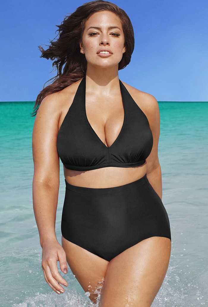 The Diva Black High Waist Bikini