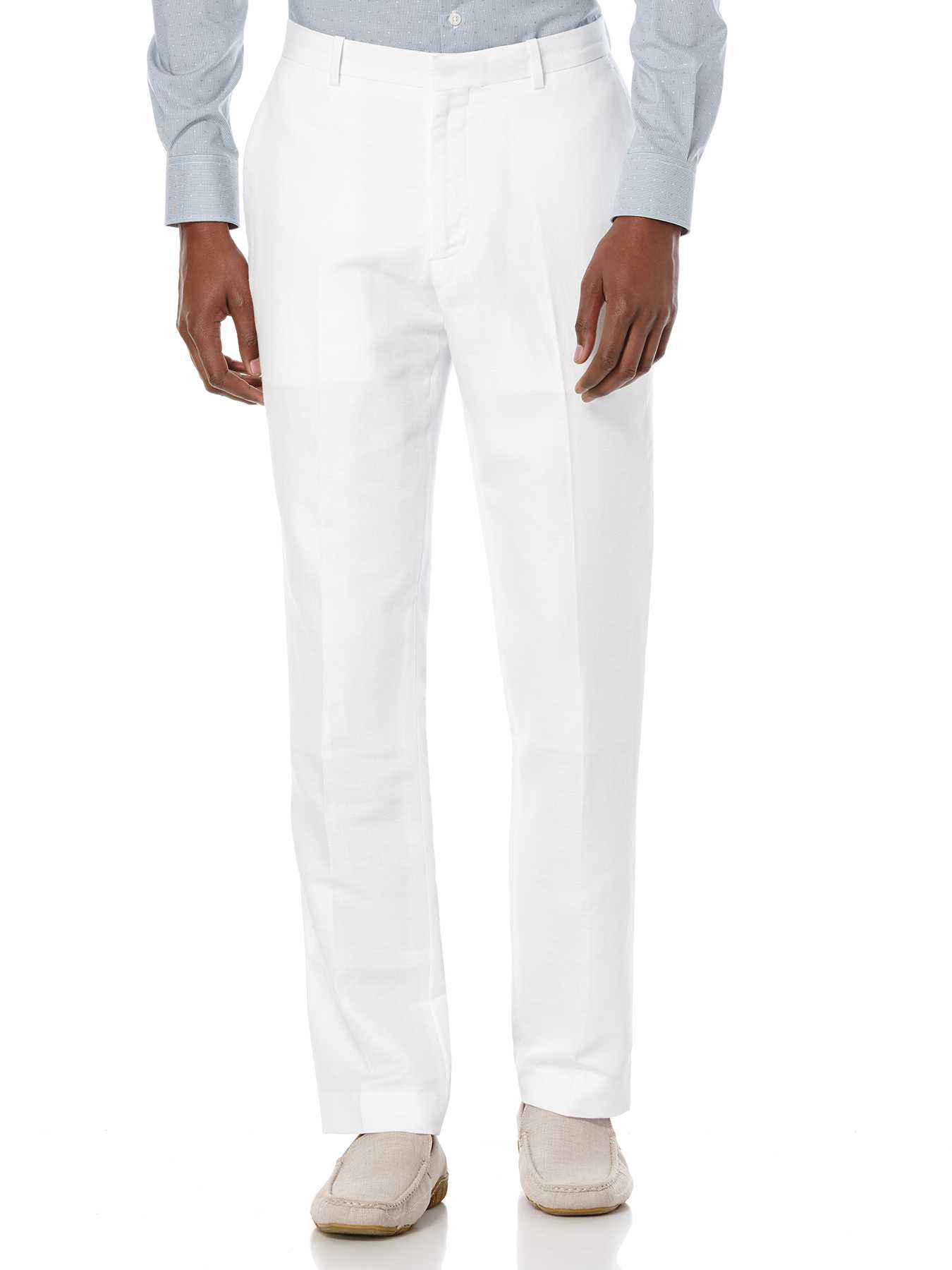 Perry Ellis Slim Fit Linen Cotton Twill Suit Pant