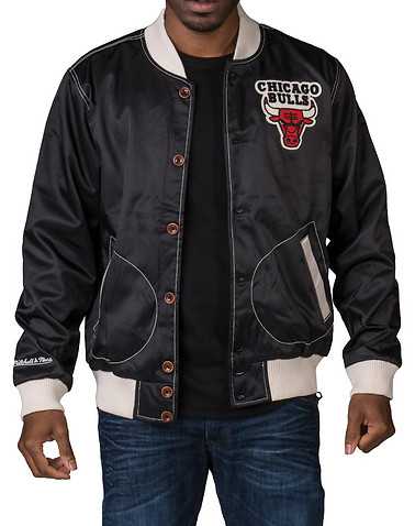 MITCHELL AND NESS MENS Black Clothing / Outerwear L